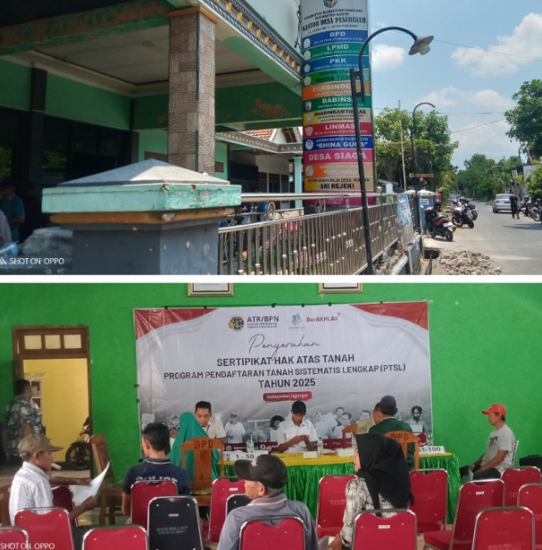sungguh sangatlah pengecut dan selalu menghindar terkait program PTSL( Pendaftaran Tanah Sistematis 