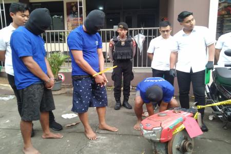 Polres Demak Tangkap Dua Pencuri Motor dan Penadah di Mranggen Tiga Pe