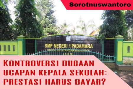 Dugaan Pungli di Sekolah Neger